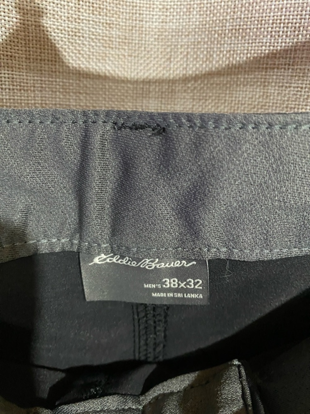 Eddie Bauer Black Men's Cargo Pants 38/32 - Picture 4 of 6